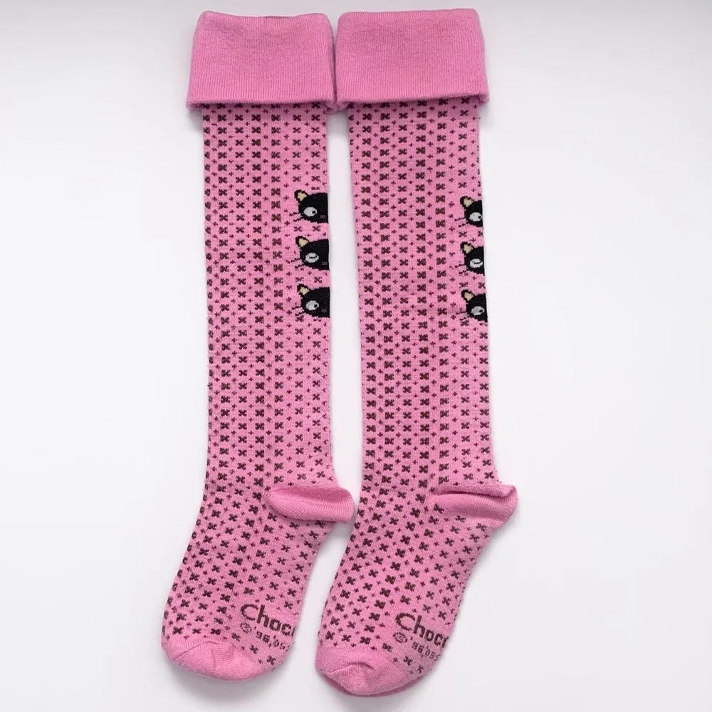 Sanrio chococat 2005 knee high pink socks super rare